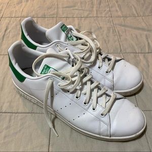 Men’s Stan Smith’s Green and White size 12. Solid Used Condition, Good Deal!